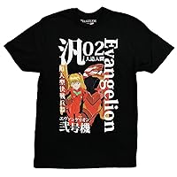 Asuka and Evangelion Unit-02 T-Shirt - Officially Licensed