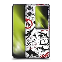 Head Case Designs Officially Licensed Jaws Pattern Doodle Art Hard Back Case Compatible with Oppo Find N2 Flip