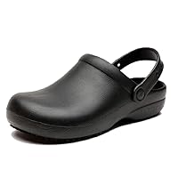 Unisex Anti-Slip Chef Clog Oil Water Resistant Work Shoes Flats Sho