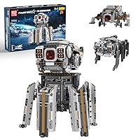 Mould King Technic 3in1 STEM Projects Robot Toys Building Blocks Kit, Colletible 15050 STEM Robotic Kit Building Toys, RC Robot Kit Construction Toys Mars Exploration for Adult Kids 8+(1112 Pieces)