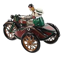 1pc Iron Motor Tricycle Ornament Toys Motor Tricycle Toy Wind up Toy Decor for Home Tin Toy Photo Props for Photoshoot Clockwork Toy Desktop Decoration Personality Model