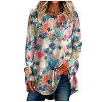 Oversize Women Tops Long Sleeve Tee Shirts for Women Womens Shirts Vacation Shirt Vacation Shirt Funny Shirts Womens Plus Size Tops Funny Shirt Womens Multi XXL