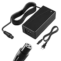 42V 2A Battery Charger with 8.9mm Mini 3-Prong Inline Connector for 36V Pocket Mod/Dirt Quad/Sports Mod Electric Scooter Lithium Battery Power Supply