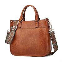 LHHMZ Women Large Capacity Crossbody Shoulder Bag Trendy Faux Leather Tote Fashion Shoulder Hobo Bag