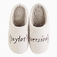 Evil Eyes Cowboy Hat Slippers cute Warm Cozy House Shoes Soft Plush Fuzzy Slippers for Women Men