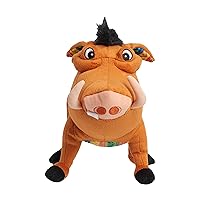 Just Play Disney The Lion King 30th Anniversary Pumbaa Small Plush Stuffed Animal, Warthog, Kids Toys for Ages 2 Up