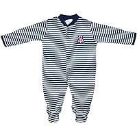 University of Arizona Wildcats Striped Footed Baby Romper
