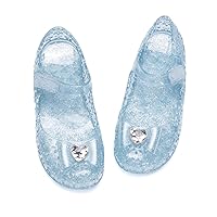 Girls Princess Shoes Mary Jane Flats Girls Dress Up Shoes Dance Party Cosplay Shoes Jelly Shoes for Girls
