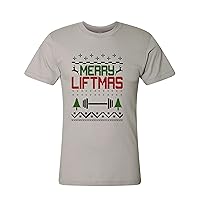 Funny Men's Christmas Party T Shirts Merry Liftmas - Royaltee Workout Dress
