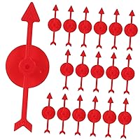 ERINGOGO 25pcs Rotating Board Game Toy Toys Arrow Spinners for Games Board Game Arrow Game Board Spinners Arrow Spinners Board Replacement Game Arrows Game Props to Rotate Plastic Pp