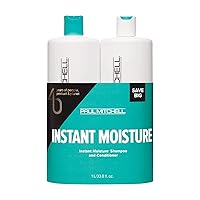 Paul Mitchell Hydrate + Revive Instant Moisture Liter Duo, 33.8 Fl Oz (Pack of 2)