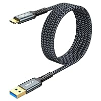 10Gbps USB C 3.1 Gen 2 Cable, 4FT USB A to USB C 3A Fast Charging & Data Transfer Android Auto Cable Compatible with iPhone 15/15 Pro Max, Galaxy S23 S22 Ultra Note 20, SSD