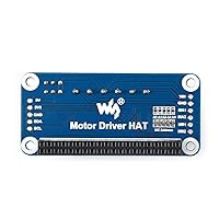 Waveshare Motor Driver HAT for Raspberry Pi Series Boards, I2C Interface for Mobile Robots