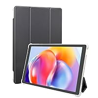 10 inch Android Tablet with Case, Tablet PC Android 12 with 4GB(2+2GB Expand) RAM 32GB ROM,1.6GHz Processor,6000mAh Battery,1280 * 800 IPS,Dual Speaker, Dual Cameras,Type C(Grey)