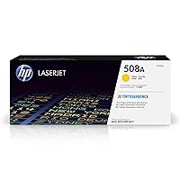 HP 508A Yellow Toner Cartridge | Works with HP Color LaserJet Enterprise M552, M553, HP Color LaserJet Enterprise MFP M577 Series | CF362A