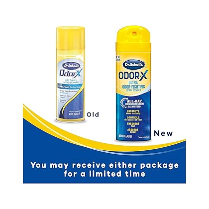 Dr. Scholls Odor X With Sweatmax Spray Powder 4.7 Ounce (139ml) (3 Pack)