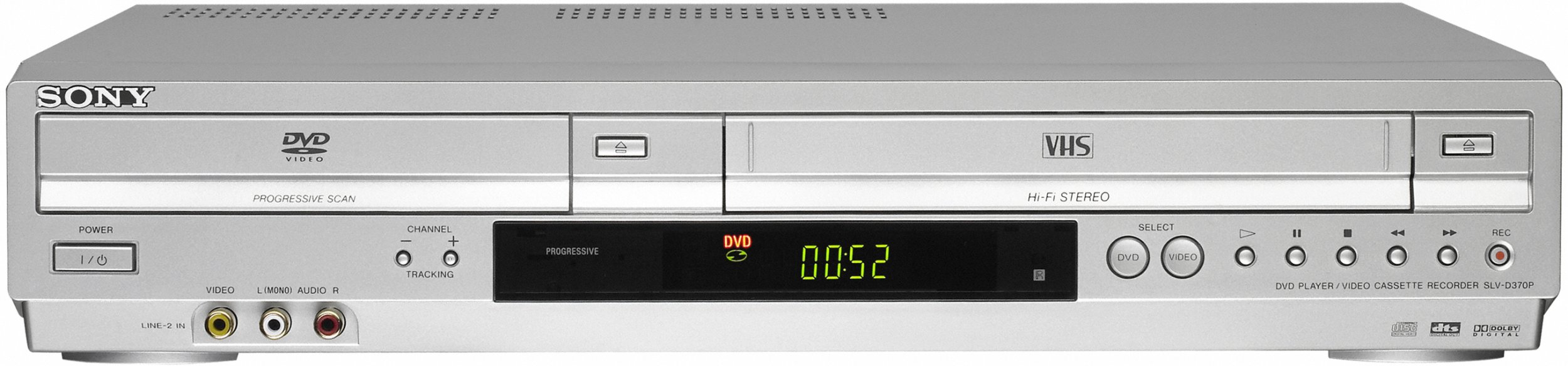 Sony SLVD370P DVD/VCR Progressive Scan Combo Player