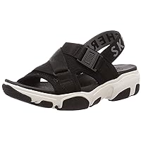 SKECHERS(スケッチャーズ) Women's Sandal, Black, 23.0 cm 2E
