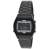 Casio B640WBG-1BDF Digital Quartz Black Stainless Steel Unisex Watch