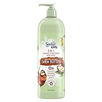 Kids 3 in 1 Shampoo, Conditioner, Body Wash With Shea Butter for Moisture Soap That's Tear-Free 20 oz