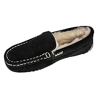Clarks Shearling Moccasin House Slippers for Women - Indoor/Outdoor Gift for Her