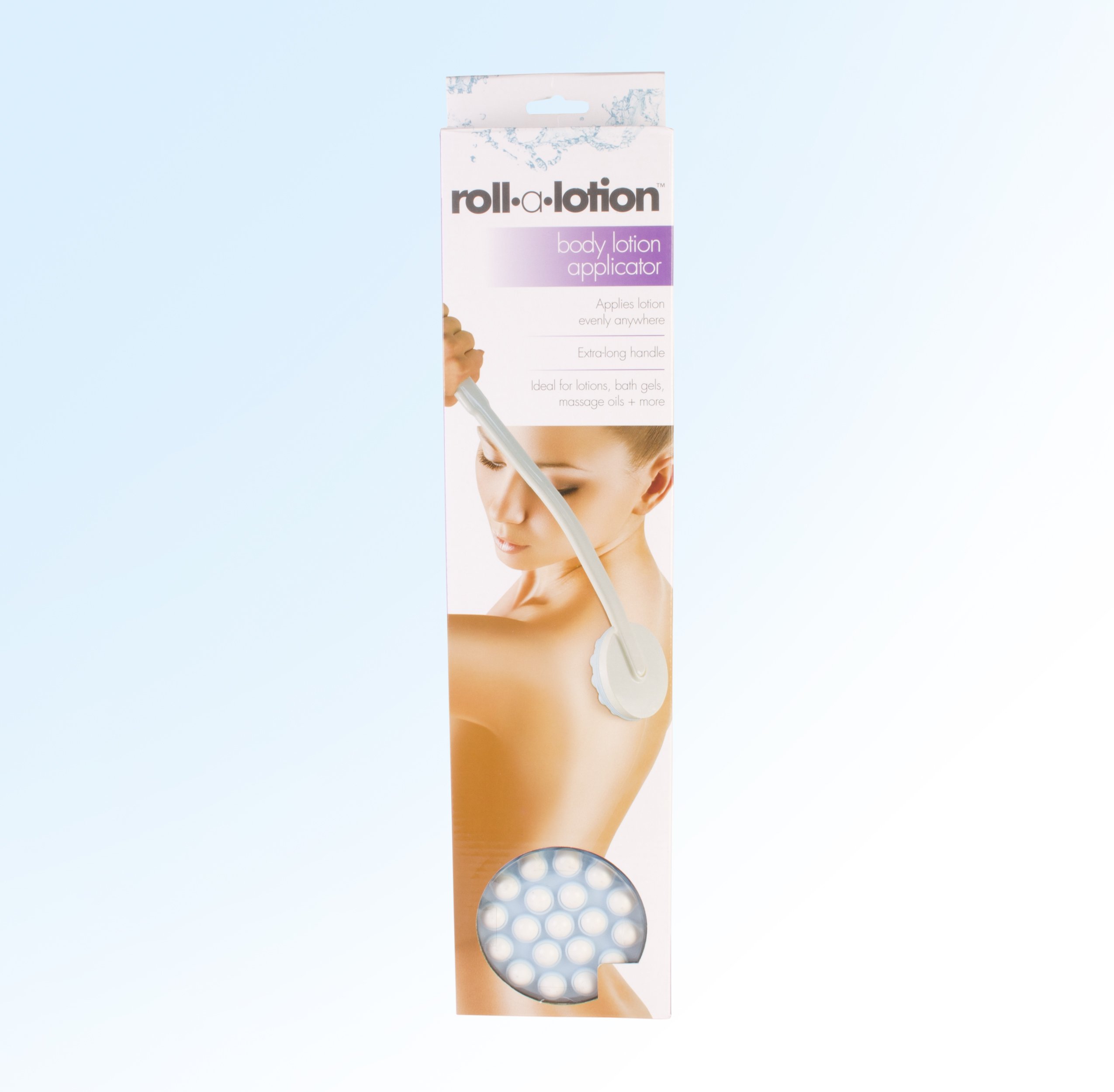 Roll-A-Lotion Applicatior/Massager Easy to Reach Your Back Arms or Legs (As Seen On TV)