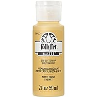 FolkArt Acrylic Paint in Assorted Colors (2 oz), 905, Buttercup
