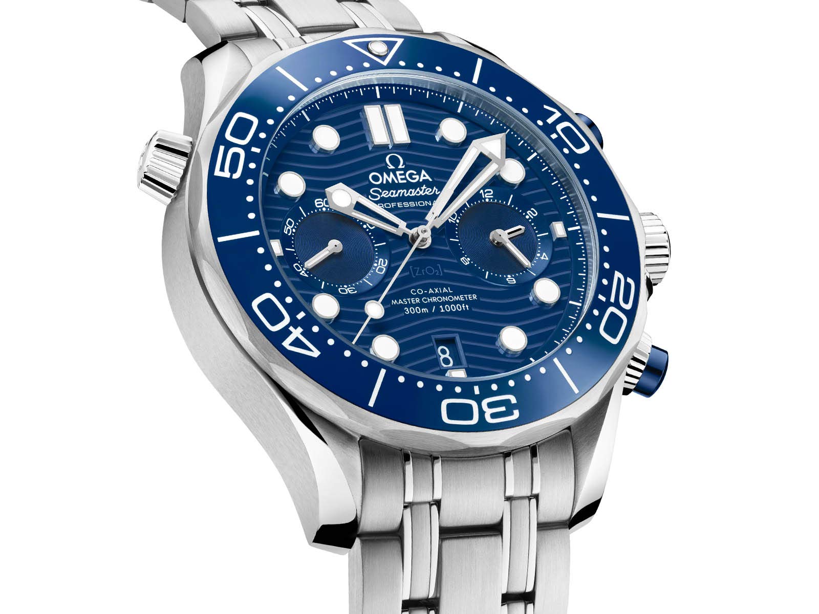 Omega Diver 300M Co‑Axial Master Chronometer Chronograph 44mm Watch 210.30.44.51.03.001