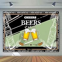 Cheers and Beer Background Oktoberfest Bar Drink Photography Backdrop for Happy Birthday Family Party Decorating Background 7x5FT Banner Photo Booth Props Photo Room Decor Supplies BJWHEM523