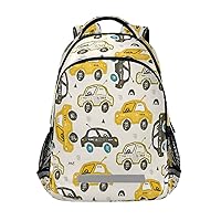 MNSRUU Car School Backpack for Kids 5-12 yrs,Cartoon Car Backpack Kindergarten School Bag