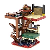 MOOXI-MOC Anime Demon Slayer Infinity Castle Building Set,Creative Cute Building Blocks Children Kits,Gifts for Kids(1888pcs)