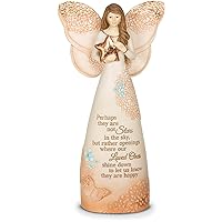 Pavilion Gift Company 19045 Light Your Way Memorial Stars in The Sky Angel Figurine, 7-1/2-Inch , Blue