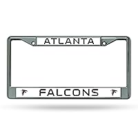 Rico Industries NFL Fan Shop Standard Chrome License Plate Frame