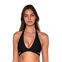 Sunsets Casey Halter Women's Swimsuit Bikini Top with Removable Cups