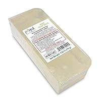 Primal Elements Aloe Soap Base - Moisturizing Melt and Pour Glycerin Soap Base for Crafting and Soap Making, Vegan, Cruelty Free, Easy to Cut - 5 Pound
