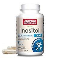 Jarrow Formulas Relaxation Bundle with Extra Strength Theanine 200mg 60 Capsules and Inositol 750mg 100 Capsules Liver Support