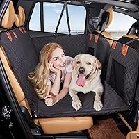 YJGF Back Seat Extender ,Dog Car Seat Cover, Camping Air Mattress, Hammock Travel Bed,Non Inflatable Car Bed Mattress for Car SUV Truck (Black)
