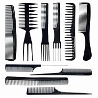 10 Pcs Styling Hair Comb Hair Stylists Professional Styling Comb Set Variety Pack Great for All Hair Types & Styles Hair Styling Tool