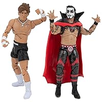 All Elite Wrestling Unrivaled Hook and Danhausen Two Pack - Two 6-Inch Figures with Alternate Hands, Heads, and Entrance Accessories - (Amazon Exclusive)