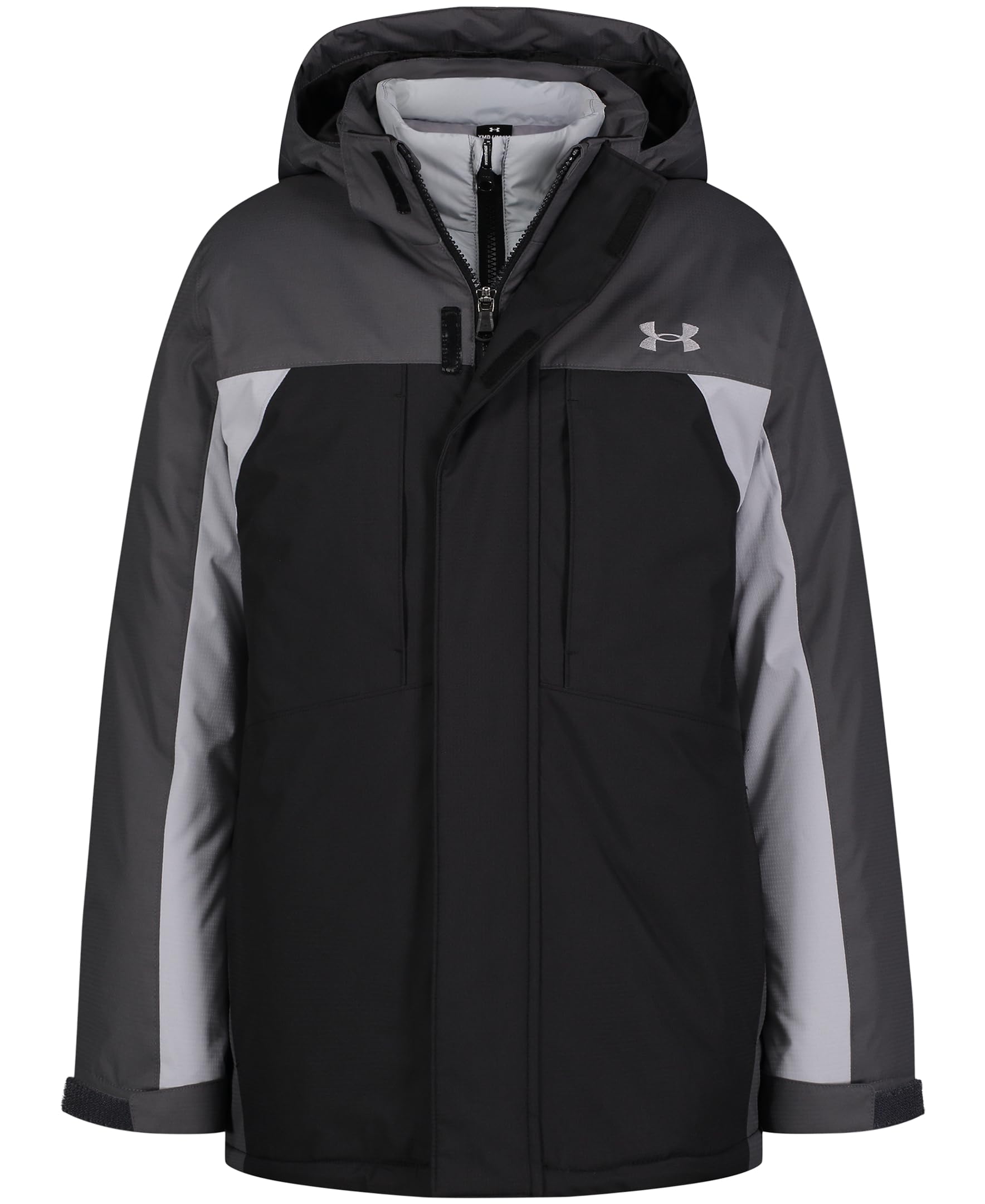 Under Armour Boys' Westward 3-in-1 Jacket, Removable Hood & Liner, Windproof & Water Repellant
