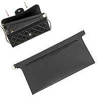 Clutch Conversion Kit Purse Chain Insert Strap – for LV Sarah Bag Emilie Wallet Chain Accessories Inner Pocket 3015 Black