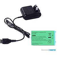 Gameboy Advance SP Games Accessories Kit, 1 Pack Charger and 1 Pack Battery Pack for Game Boy Advance SP Systems(GBA SP)