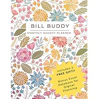 Bill Buddy: 48-Month Undated Planner for Tracking Expenses & Bills to Manage Your Money Effectively | Includes a Bonus Excel Database for Enhanced Digital Planning (Italian Edition)