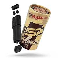 RAW Double Shot 2 Cone Filler + RAW Classic 1 1/4 Cones - 100 Pack