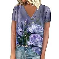Short Sleeve Shirts for Women,Shirt for Women,Boho Tops for Women,t Shirts for Women,Going Out Tops for Women Sexy,Trendy Summer Clothes for Women,Black Tops,Womens Summer Tops 2024 Casual Dressy
