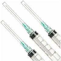 5ml Luer lock Syringe with diameter 21G Long 1.5Inch Needle, Sealed Package (100)