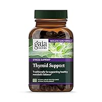Thyroid Support - Made with Ashwagandha, Kelp, Brown Seaweed, and Schisandra to Support Healthy Metabolic Balance and Overall Well-Being - 120 Vegan Liquid Phyto-Capsules (40-Day Supply)