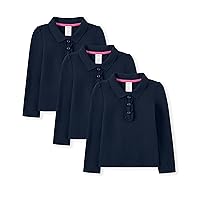Gymboree Girls and Toddler Long Sleeve Ruffle Polo Shirt