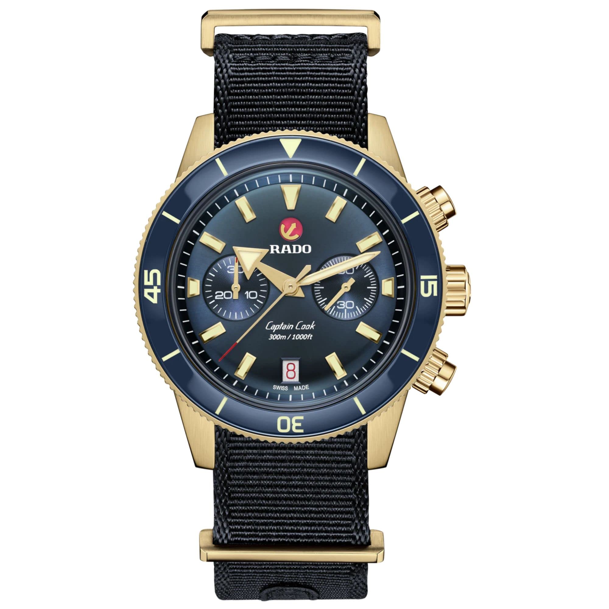Rado Men's Captain Cook Automatic Watch, Blue