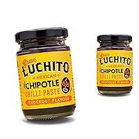 Gran Luchito Mexican Chipotle Chili Paste 3.5oz | Handmade in Mexico | Super Smoky Chipotle Sauce with A Medium to High Heat | All Natural & Gluten/GMO Free | Perfect For Cooking Mexican Food